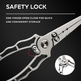 ZERIS FISHING STAINLESS STEEL PLIERS